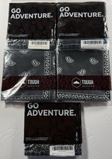 Tough Headwear Large Bandana Headband for Men Women-5 Pack/Black