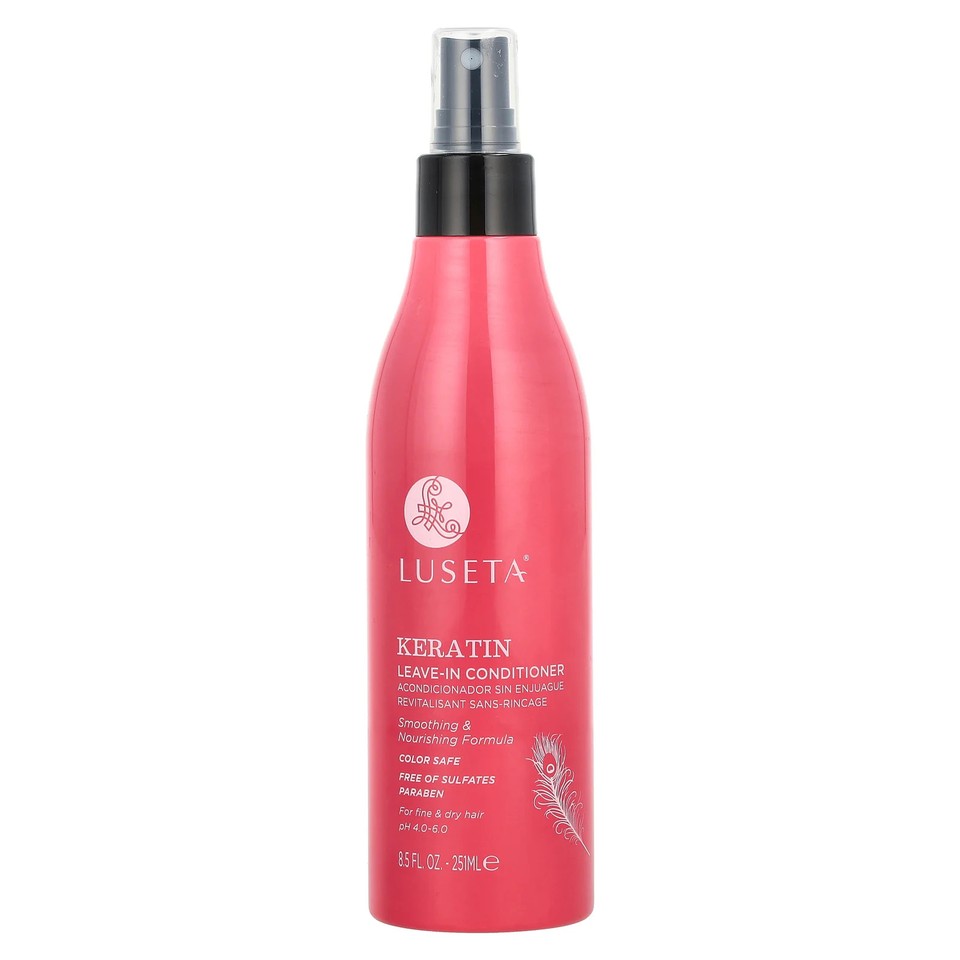 Keratin, Leave-In Conditioner, For Fine & Dry Hair, 8.5 fl oz (251 ml)
