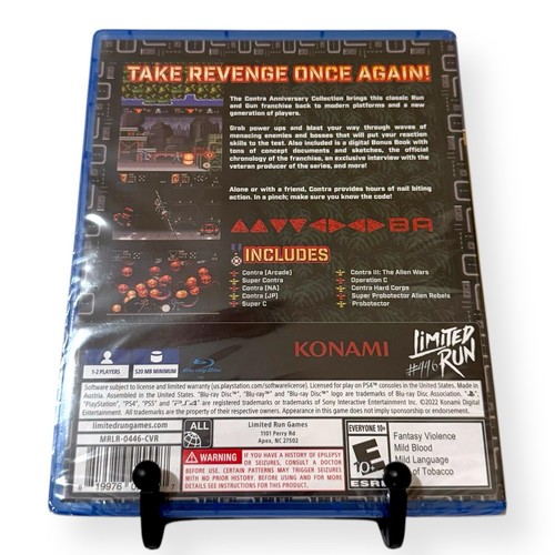Contra Anniversary Collection (Limited Run #446) PS4 PlayStation 4 - NEW/SEALED - Picture 4 of 4