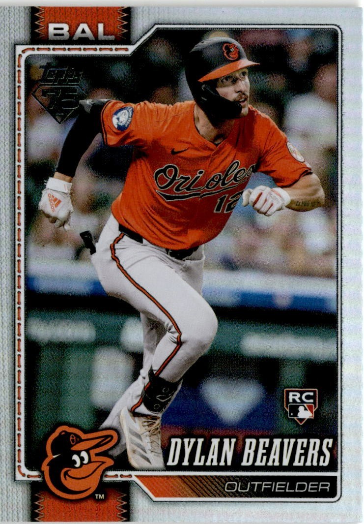 Dylan Beavers  RC 2026 Topps #339 Rainbow Foil Baltimore Orioles