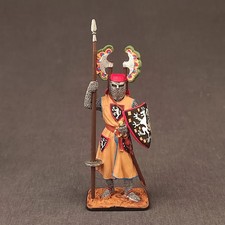 Tin toy soldiers PAINTED 54mm. Walter von Klingen. Germany, 13th century