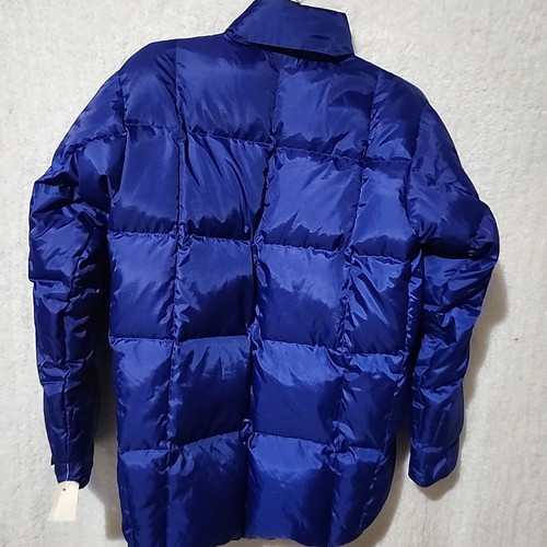 Polo by Ralph Lauren Jugend XL 20 Daunen blau durchgehender Reißverschluss versteckte gefütterte Jacke Mantel - Bild 3 von 8