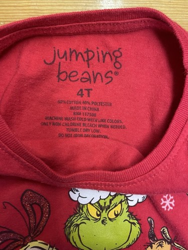 Lot of 6 Girls Long Sleeve Shirts Size 4T 3 Christmas 3 Halloween Brands Varies - Picture 16 of 18