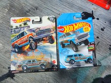 2 Hot Wheels GASSER's #3/5 1964 NOVA GASSER W/RR #198 BLUE '64 Nova Wagon Gasser