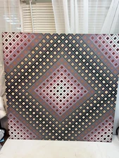 eve scharf art spatial illusion modernist 40”x40”