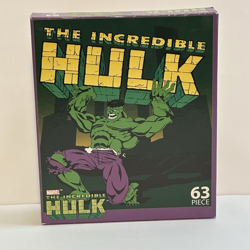 2003 Marvel The Incredible Hulk 63 Piece Puzzle 11 x 12.5” RoseArt Brand New