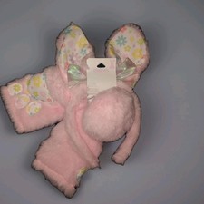 Claire's Pink Bunny Ears, Tail  Paws Easter Costume Set Adult Unisex One Size
