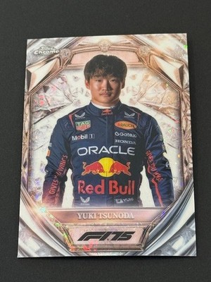 2025 Topps Chrome F1 Yuki Tsunoda Diamond 75th Anniversary #D75-2