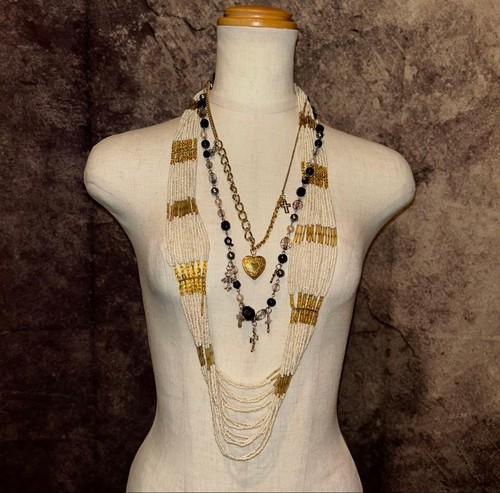 Archive y2k vkei kmrii hyde gunda Necklace Silver - Gem