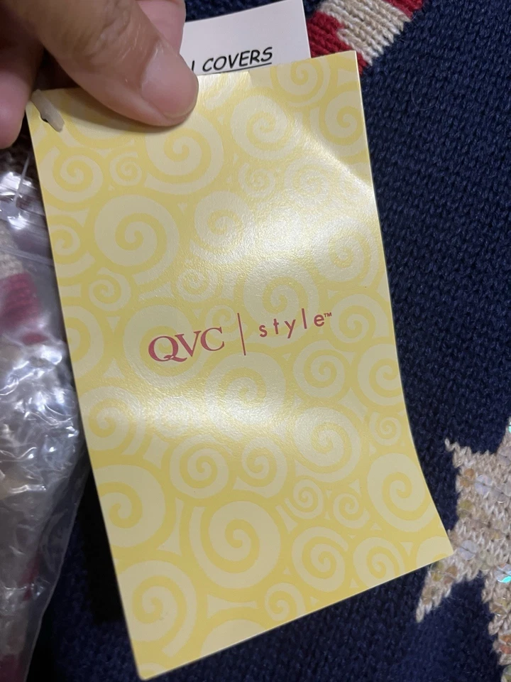 Quacker Factory American Patriotic Flag Short Sleeve Cardigan Sweater Sz 1X NWT - Image 4 of 4