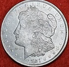 1921 Morgan Silver Dollar AU condition #40