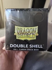 Deck Boxes Simple Deck Boxes Dragon Shield: Double Shell - Shadow Black/Black
