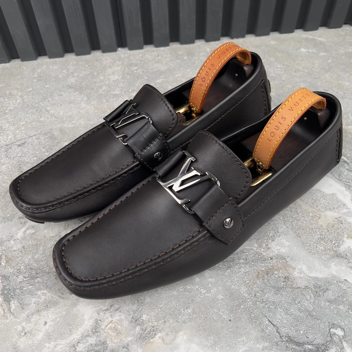 Louis Vuitton Moccasin Brown Casual Shoes for Men for sale - eBay