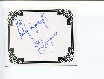 Greg Louganis US Olympic Gold Silver Medal Diver Signed Autograph Bookplate