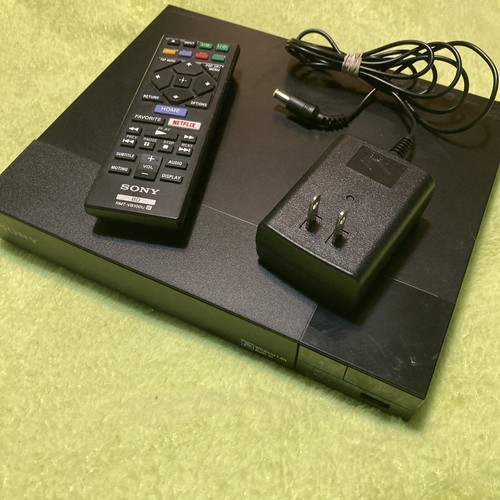 Sony Blu-Ray DVD Disc Player Wi Fi BDP-S3500 w/Remote Tested Works Clean