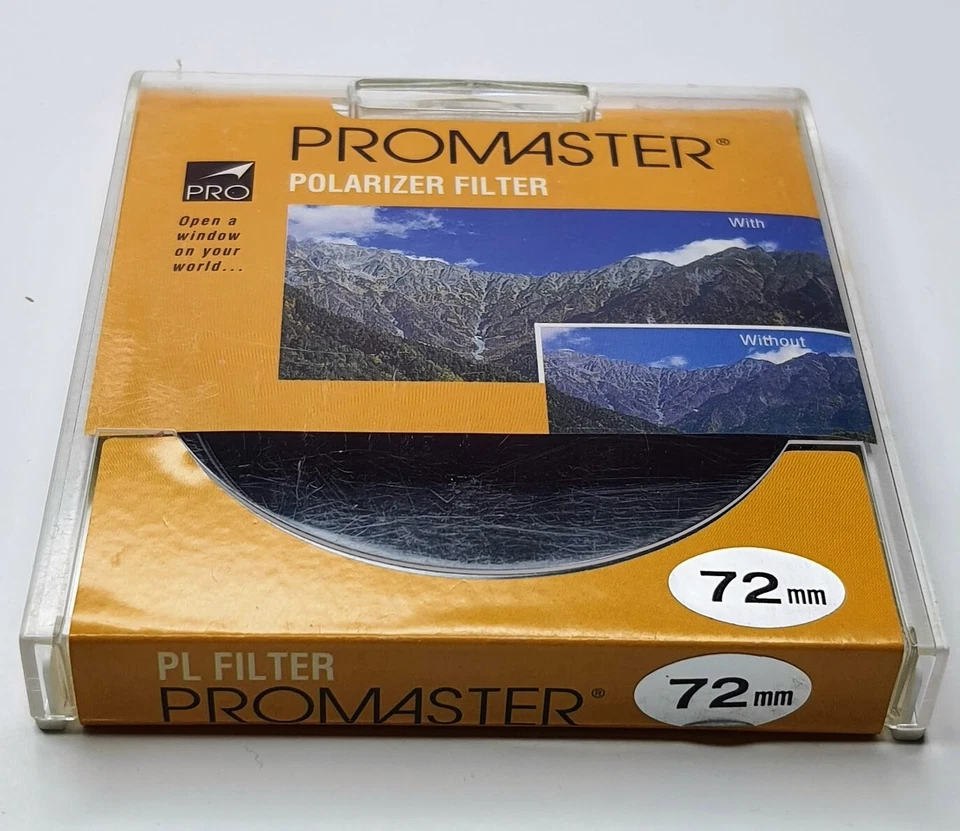 Genuine Pro 72mm Polarizer PL Glass Lens Filter Japan 72 mm Polarizing ProMaster - Image 4 of 4