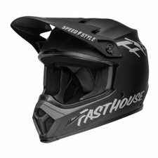 2022 BELL MX9 MX-9 MIPS CASCO FASTHOUSE NERO GRIGIO ADULTO MOTOCROSS NUOVO MX BMX
