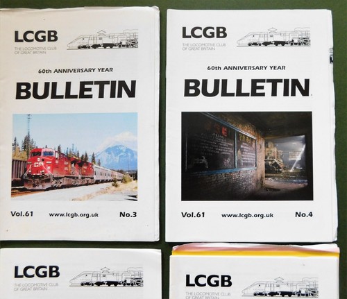 LCGB LOCOMOTIVE CLUB OF GREAT BRITAIN BULLETIN Magazine Six Volumes 2009 Vol 61 - Picture 6 of 10