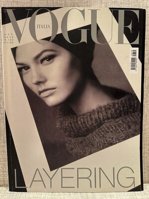 Rivista VOGUE ITALIA Ottobre 2014 n. 770 Layering 