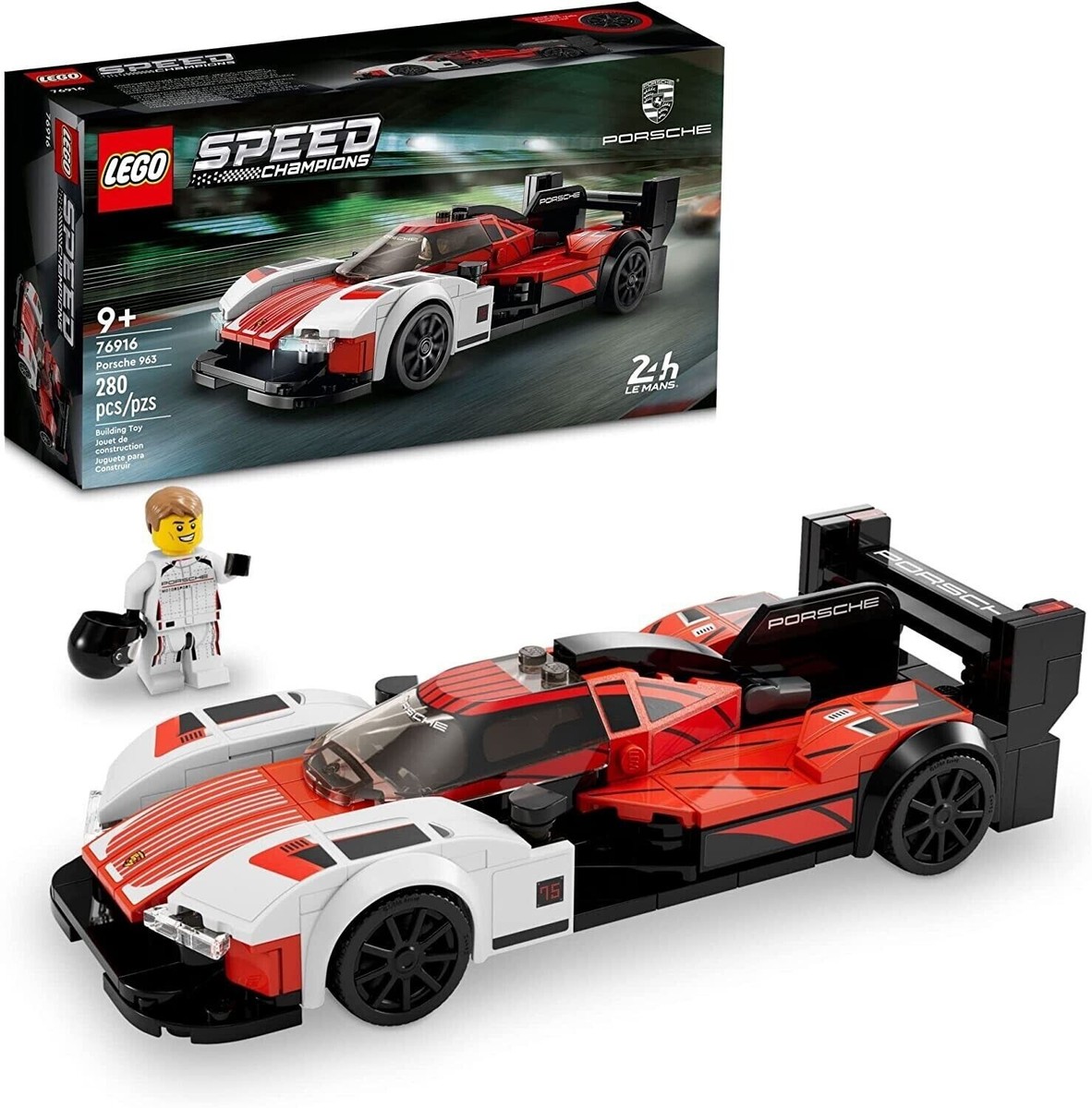 LEGO Speed Champions Porsche 963 76916 ships in extra box brand