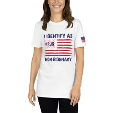 I Identify as Non-Bidenary #FJB - Basic Softstyle T-Shirt