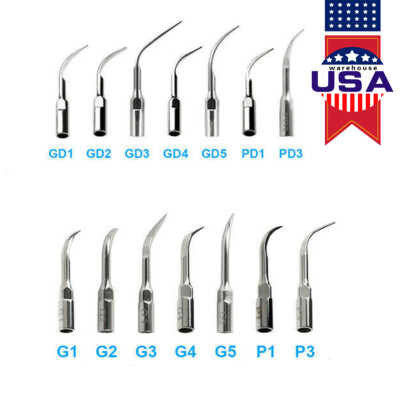 18 Type Dental Ultrasonic Scaler Scaling Endo Perio Tips Fit EMS /SATELEC DTE st