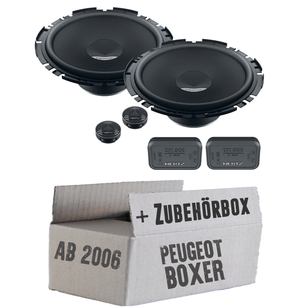 Peugeot Boxer 2 Front - Hertz 16Cm Lautsprecher System Boxen TüR Vorne Einbauset-image