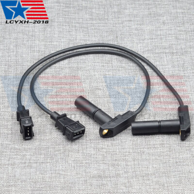 2Pcs Crankshaft Position Reference Mark Crank Speed Sensor For Porsche 924 944