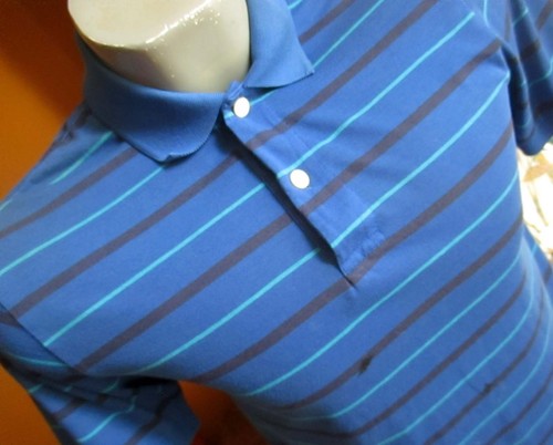 Media verdadera Vintage 80s para hombre a rayas de punto para hombre Levis  Azul reliquia Polo camisa manga corta de golf | eBay
