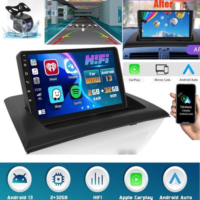 9'' Android 13 For 2004-2012 BMW X3 E83 Carplay Auto Car Stereo Radio GPS Nav BT