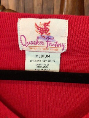 Sweat Orné De Bijoux Quacker Factory ANGEL - Taille S Bleu Clair - Neuf Avec étiquette