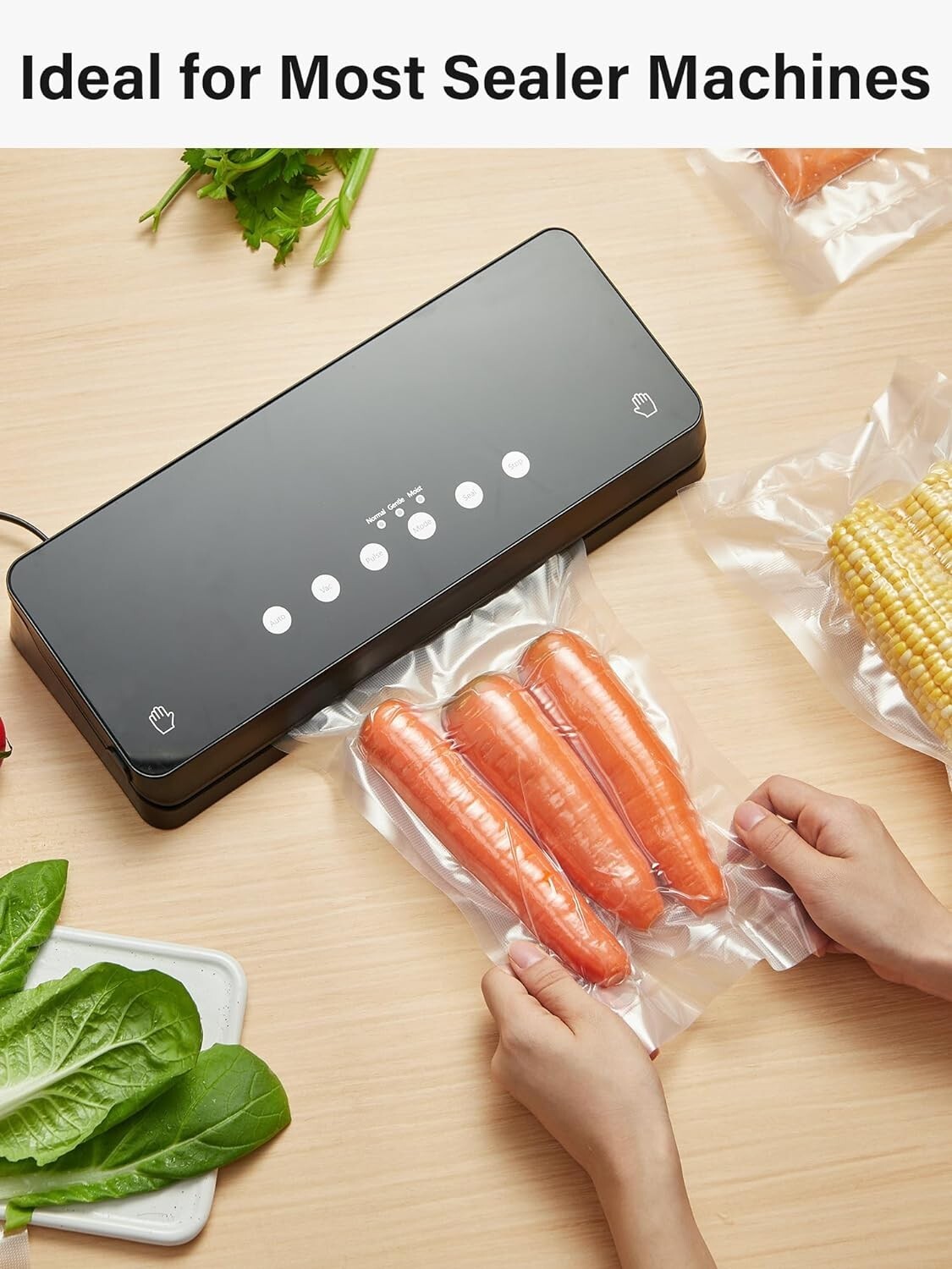 Vacuum Sealer Bags 8x50 Rolls 2 pack for Food Saver Seal a Meal Weston