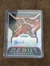 2022 PRIZM DEBUT SIGNATURES SILVER AUTO OLIVER ORTEGA ANGELS