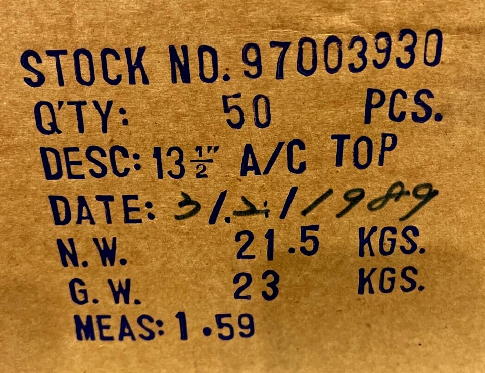 Vintage Air Cleaner Cover 13.5"  30517 97003930 NOS - Image 4 of 4