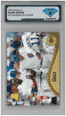 1995 Pinnacle MARK GRACE #371 Museum Collection 💎 DSG 9 Mint | eBay