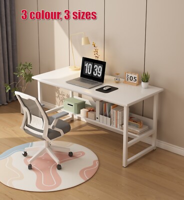 Homeoffice Schreibtisch Computertisch mit Regal Schreibtisch Home Office Arbeitsplatz