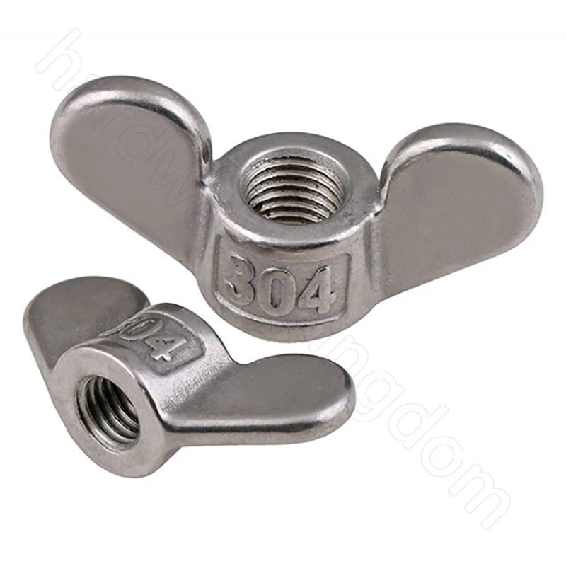 Wing Nuts Steel Butterfly Nut 304 A2 Stainless Steel M4 M5 M6 M8