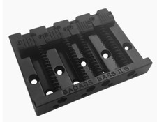 Black Leo Quan Badass II Bass Bridge 4-string Fender P/Jazz Bass® BB-3342-003