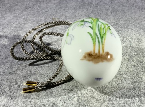Royal Copenhagen Uovo di Pasqua 2021 Goccia di Neve 6 cm / 2,36 Pollici NUOVO Confezione Regalo - Foto 5 di 14