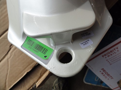 NEW OEM Ducati 5861186AW, 5863.3.186A white petrol gas fuel Tank Italy - Picture 6 of 6