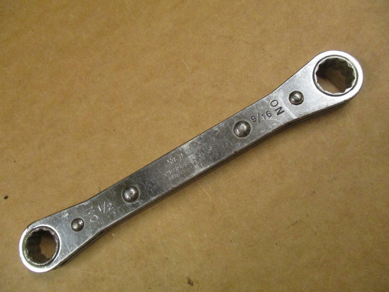 Snap On R1618 Box End Ratchet Wrench 1 2 9 16 Spanner For Sale Online