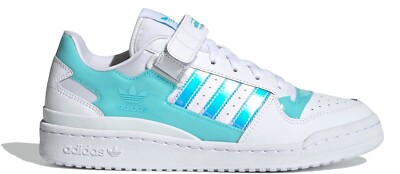 adidas Originals Forum Retro White Sneakers Iridescent Logo  display picture 3