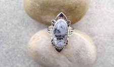 Natural Dendritic Opal Ring,925 Sterling Silver,Handmade Ring,All Sizes 3 to 14