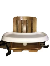 Wood Child's High Chair Booster Seat Eddie Bauer 2003 Dorel Juvenile Group