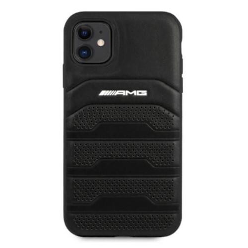 Coque Mercedes en cuir PU Rigide pour Apple iPhone 11/Xr 6,1 - noir - Imagen 3 de 4