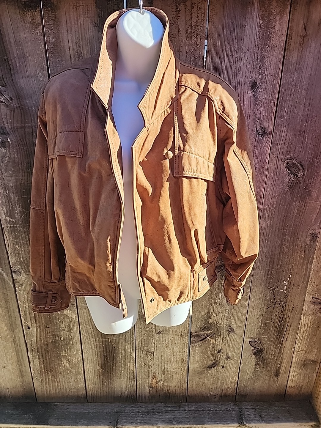 Vintage Thinsulate 100% leather jacket Classic Lo… - image 1