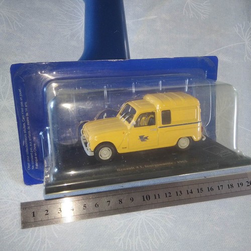 Renault R4 4 L la Poste JOUSTRA 20 cm (catalogue page included