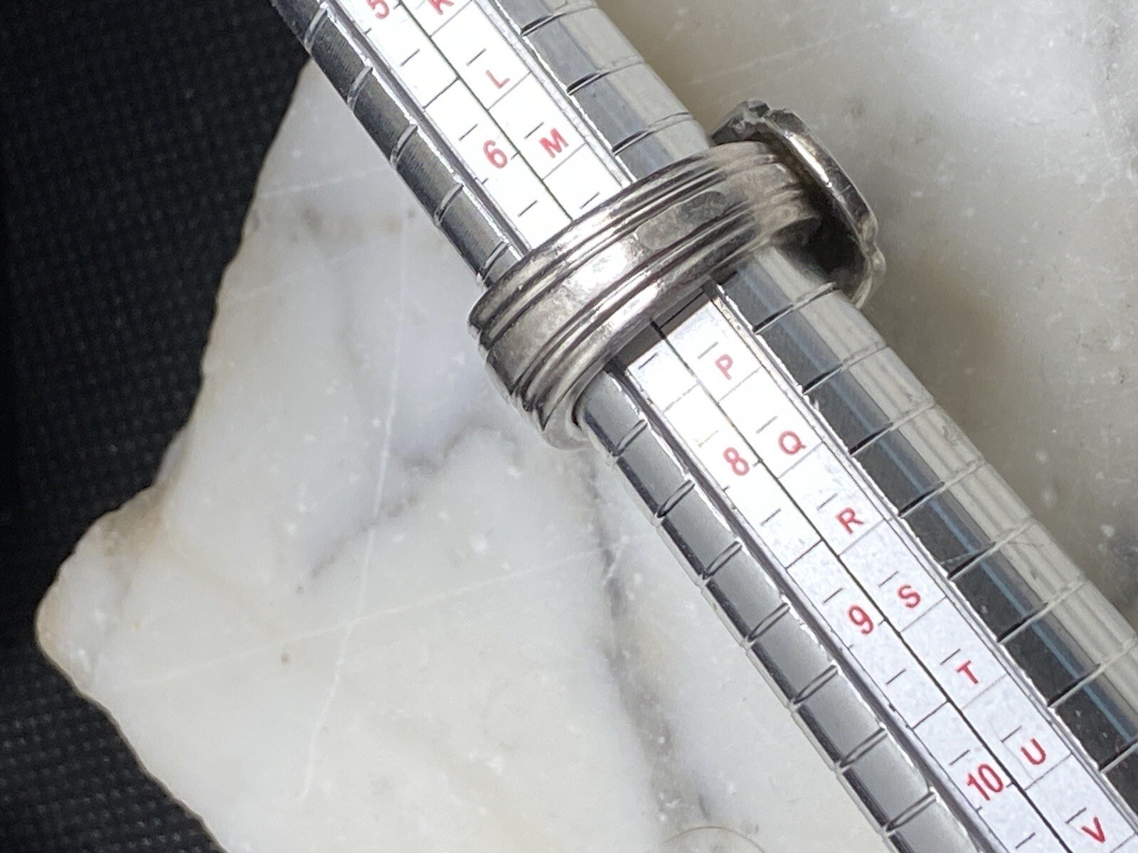 Vintage Silver Plated Spoon Ring - image 9