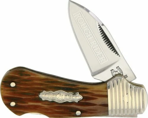 Stainless Steel Blade Plain Bone Handle Collectable Folding Knives