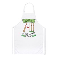 Beware VerrüCkte Kricket Mann Koch SchüRze - Lustig Sport Kochen Backen